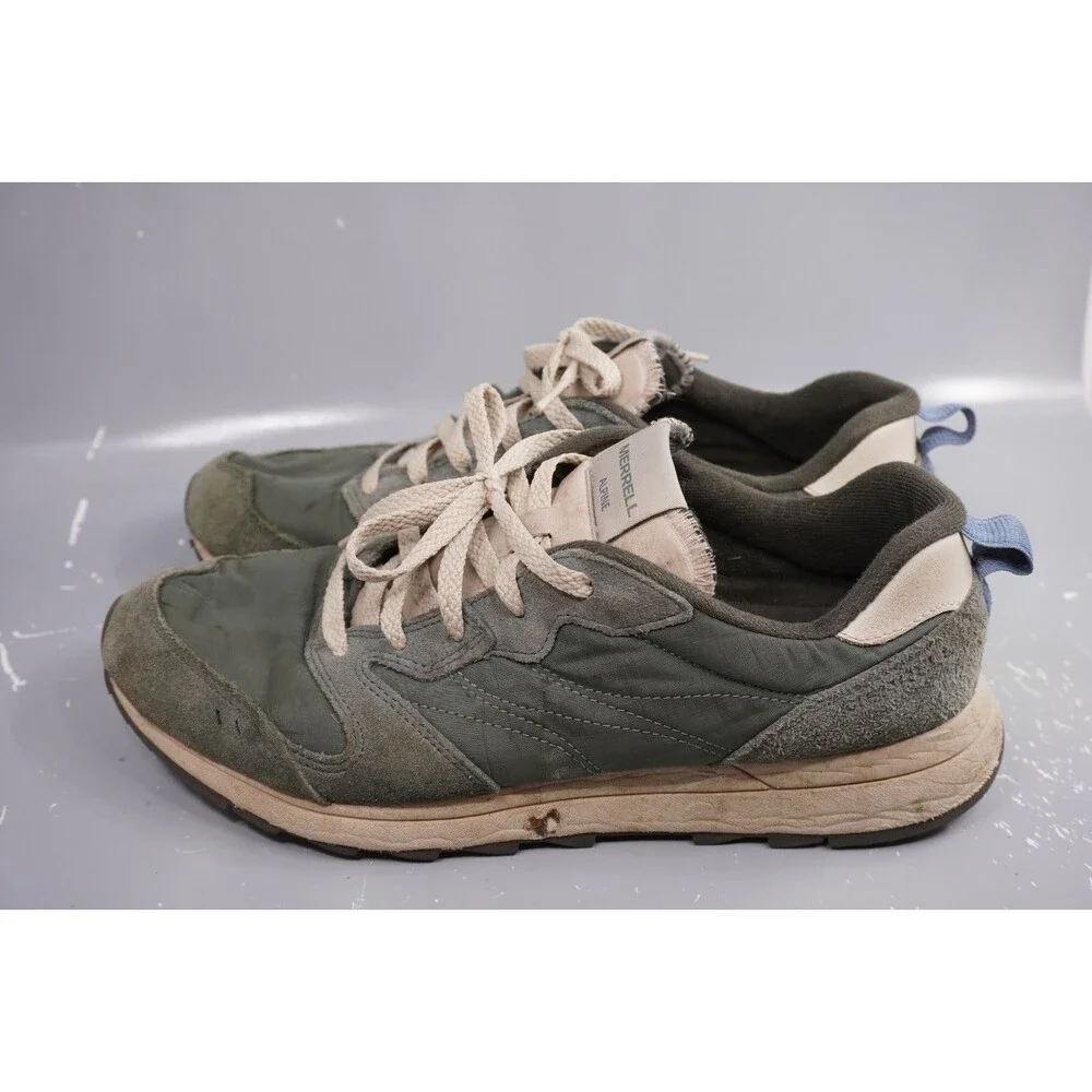 Merrell Alpine 83 Mens Sz 10 Trail Sneaker Green Olive Retro Outdoor J006059